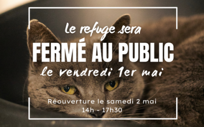 vendredi 1er Mai – FERIE LA SPA EST FERMEE